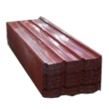 Hoja de acero corrugado con recubrimiento con recubrimiento de color Aluzinc Roja recubierta de techado